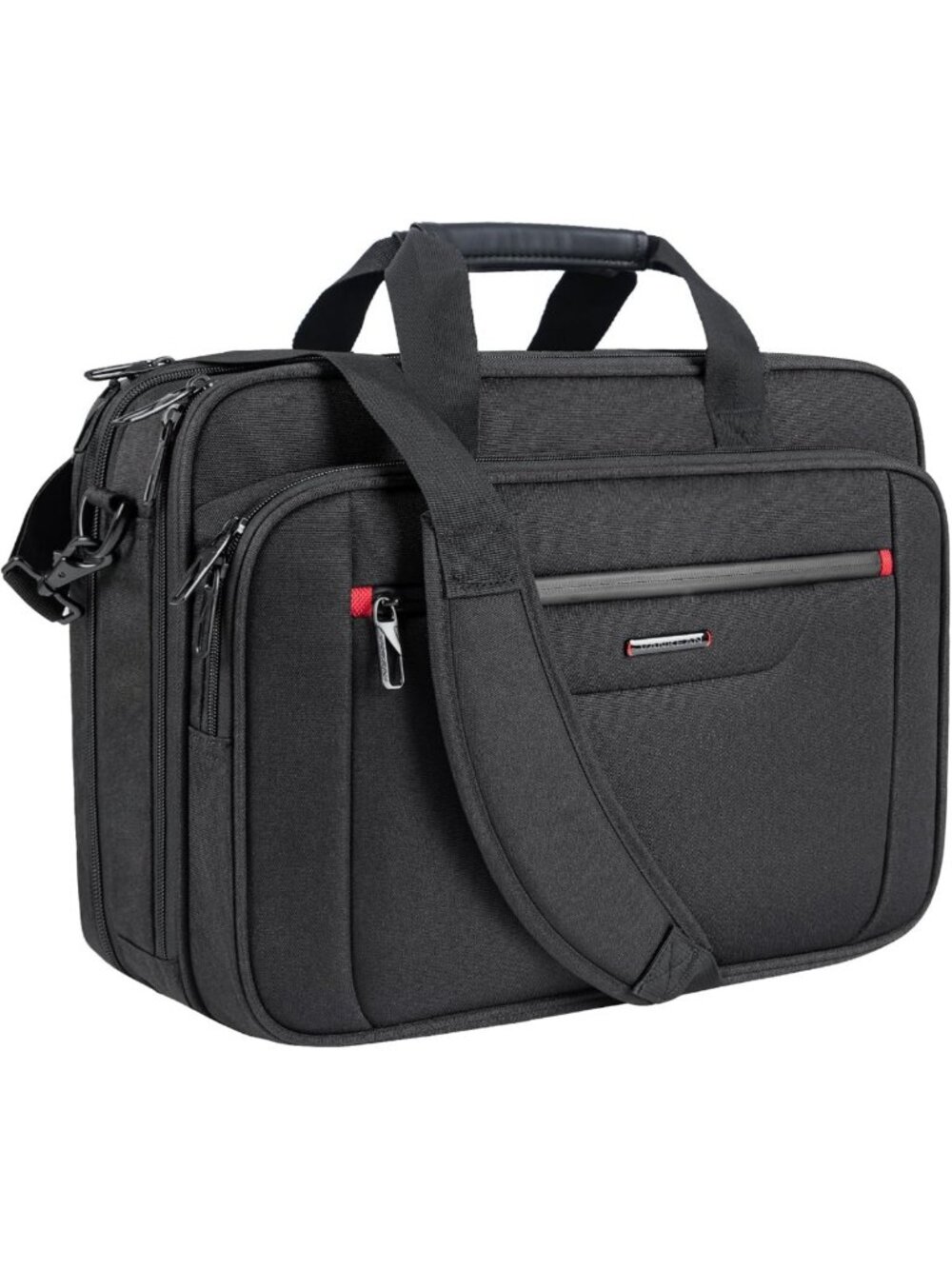Expandable 17.3" Laptop Briefcase for Travel, Business & Work - Stylish
